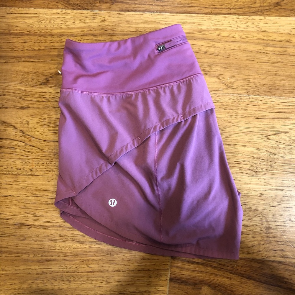 Lululemon speed up short long 4” size 8